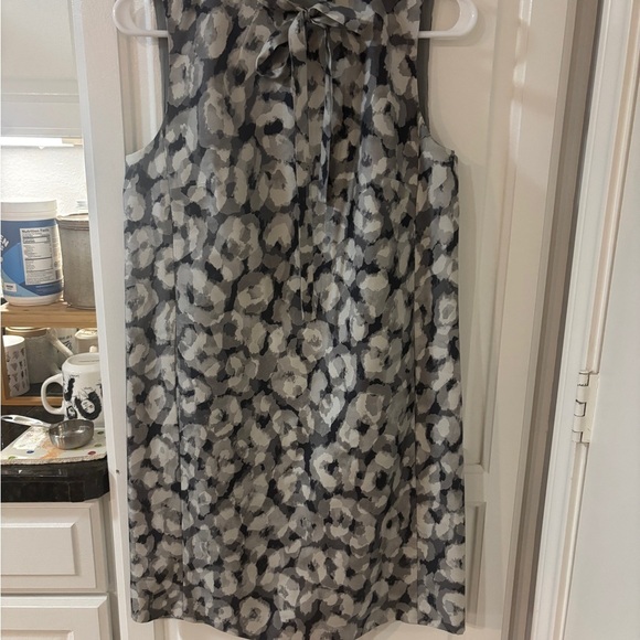 Theory Black and White Sleeveless Mini Nurita Dress - Picture 2 of 6